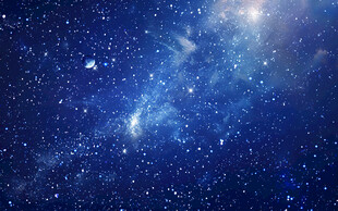 蓝色宇宙星空背景