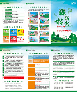 森林防火宣传页