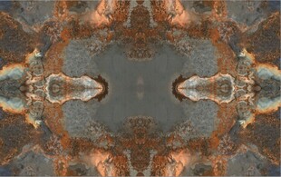 红色欧式拼花大理石石纹