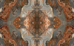 红色欧式拼花大理石石纹