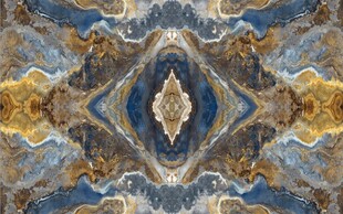 蓝色欧式拼花大理石石纹