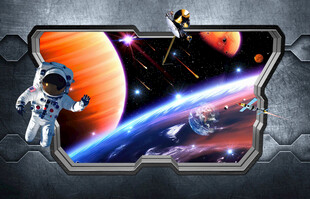 星空直播背景墙