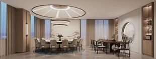 会所餐厅效果图