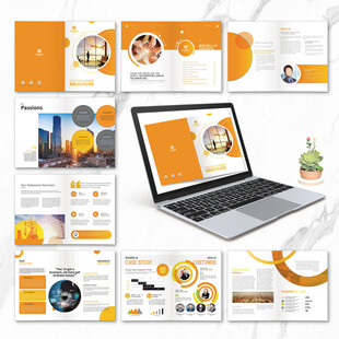 高端宣传画册word设计模板