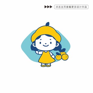 水果店矢量卡通图案设计