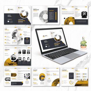 时尚画册word设计模板