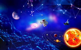 宇宙星空太阳系