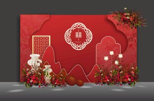 中国风婚礼设计效果图
