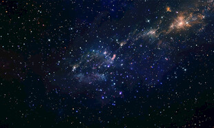 黑色星空天花软膜背景