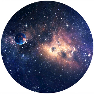 圆形星空软膜天花图