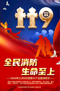 消防日海报