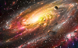 旋涡星空背景天顶画