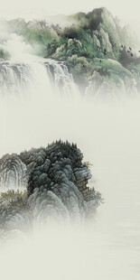 高档 中式高端玄关 TiF分层