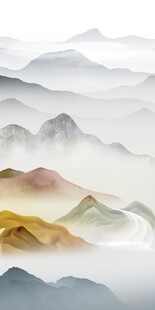 爆款 简约意境玄关 TIF分层