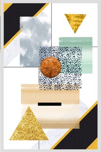 抽象几何艺术画