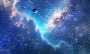 梦幻宇宙星空背景墙