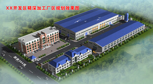 厂区规划效果图