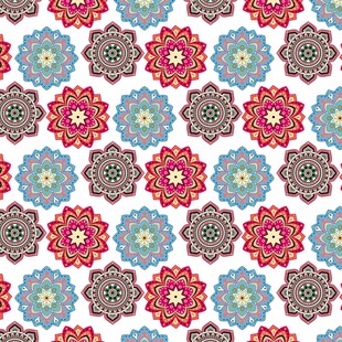 矢量曼陀罗几何图形