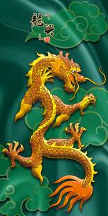 龙雕塑金龙