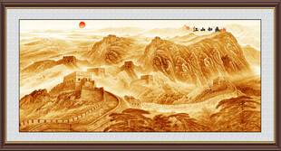 金色长城壁画