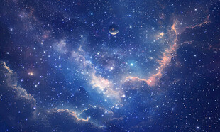 蓝色星空吊顶天花