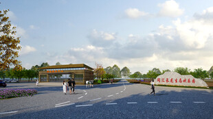 景区入口设计案例效果图