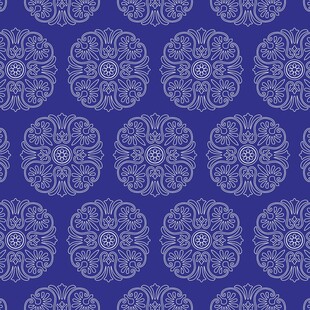 中国传统纹样 花布 苗族纹饰