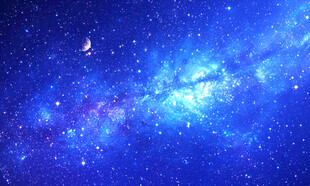 蓝色宇宙星空背景