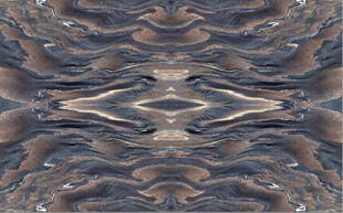 高清咖啡色拼花大理石