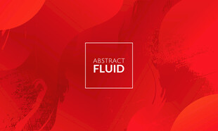 红色梦幻抽象矢量背景