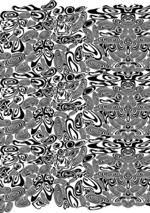 矢量抽象黑白纹理