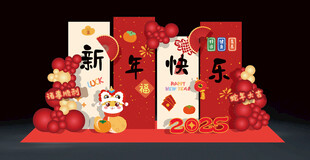 新年美陈布置