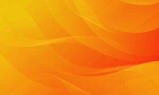 橙色波浪抽象矢量背景