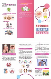 红斑狼疮是免疫病不是皮肤病折页