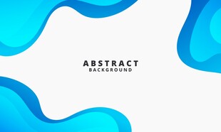 蓝色几何矢量背景