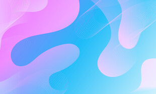 蓝紫色曲线抽象矢量背景