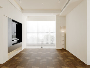 现代极简 轻奢客厅 空场景