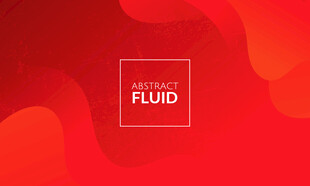 红色波浪抽象矢量背景