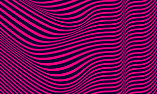 红色3d波浪线矢量背景