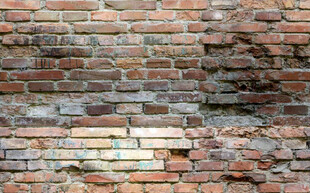 高清斑驳砖墙背景墙