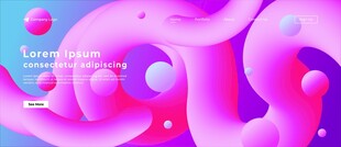 粉色三维立体抽象矢量背景