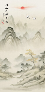 玄关山水画