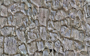 高清灰色石墙岩石纹理
