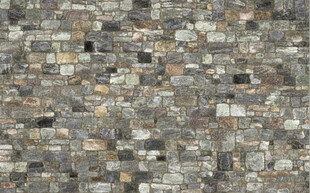 高清褐色石墙背景墙