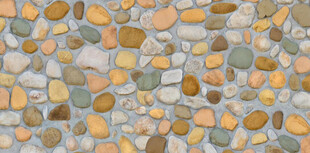 高清鹅卵石石墙背景墙