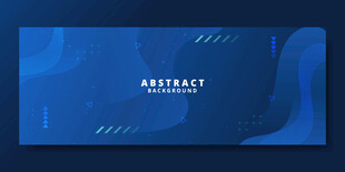 蓝色科技抽象矢量背景