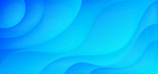 蓝色波浪抽象矢量背景