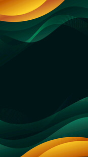 暗绿色波浪抽象矢量背景