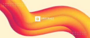 黄色立体抽象矢量背景