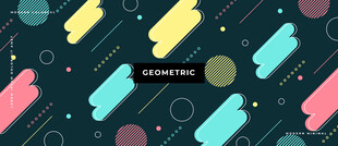 彩色抽象几何背景